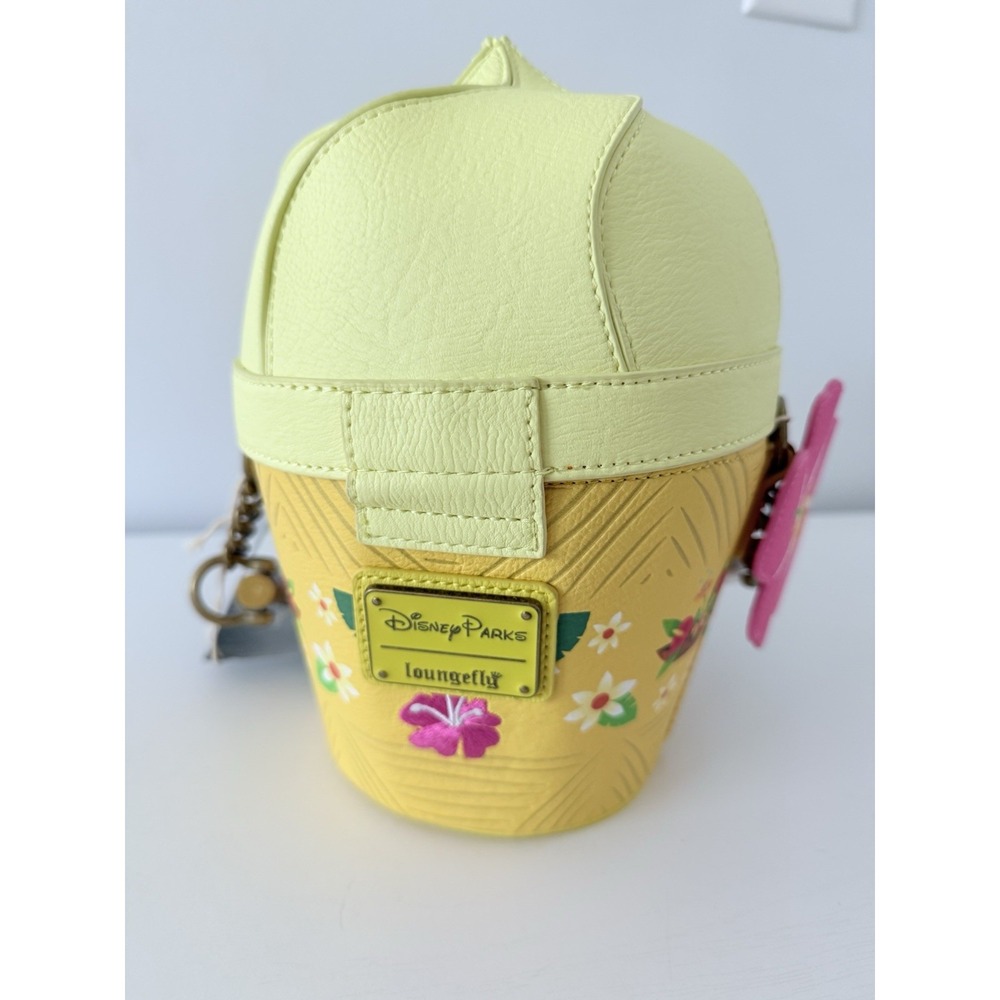 Disney Dole Whip Pineapple‎ Swirl Loungefly Purse Crossbody Bag BNWT - Picture 4 of 9